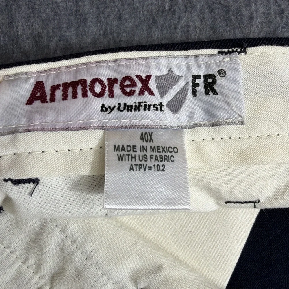 Unifirst Armorex FR Flame Resistant Pants Mens 40x30 Navy Blue CAT 2 Work EMS